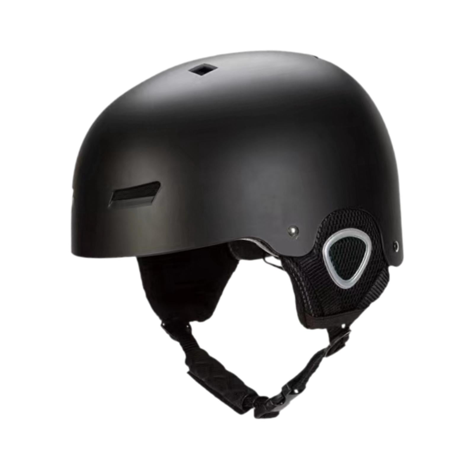 figatia Ski Helmet Skateboard Helmet Detachable Lining Sports Helmet Snow Helmet for Winter Sports Rock Climbing Skateboard Men Women Black L