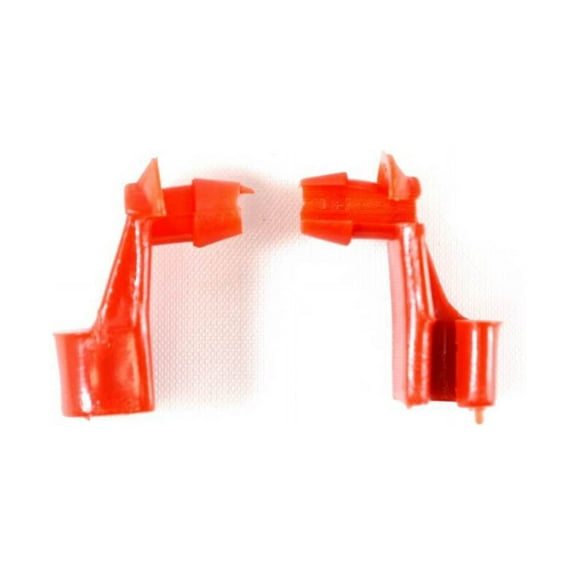 PT Auto Warehouse CPA3501-TG - Tailgate Handle Rod Retainer Clips - 2 Red Retainer Clips (Replace #: 88981031) Fits select: 1994-2001 DODGE RAM 1500, 1994-2002 DODGE RAM 2500