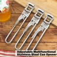thumbnail image 5 of 5 Counts Jar Opener for Weak Hands, Multifunctional Adjustable Can Opener, Stainless Steel Jar Lid Opener Bottle Opener Tool for Seniors with Arthritis, Manual Jar Gripper for Kitchen, 5 of 6