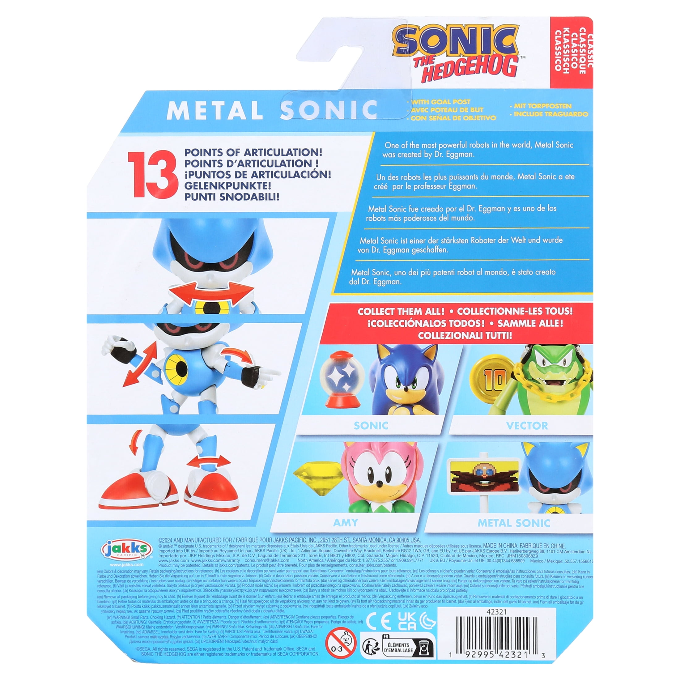 Sonic The Hedgehog 4 Articulated Action Figure Collection (Vector