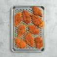 thumbnail image 4 of Nordic Ware Naturals 2-Piece Aluminum Oven Crisping Bakeware Set with 13" x 18" Rectangular Half Sheet and Multi-Use Rack, 4 of 12