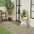 thumbnail image 4 of Nourison Essentials Indoor/Outdoor Green Gold 2'2" x 10' Area Rug (2x10), 4 of 8