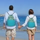 thumbnail image 5 of Fotbe Seashells And Fishing Net On Blue Wooden Table Bolsa Mochila con Cordón Estampada, Bolsa de Gimnasio Deportiva, Bolsa Cinch, Bolsa con Cordón para Hombres y Mujeres-Small, 5 of 6