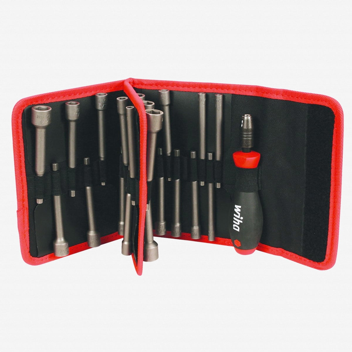 Wiha 76084 22 Piece SAE & Metric Power Blade Nut Driver Set