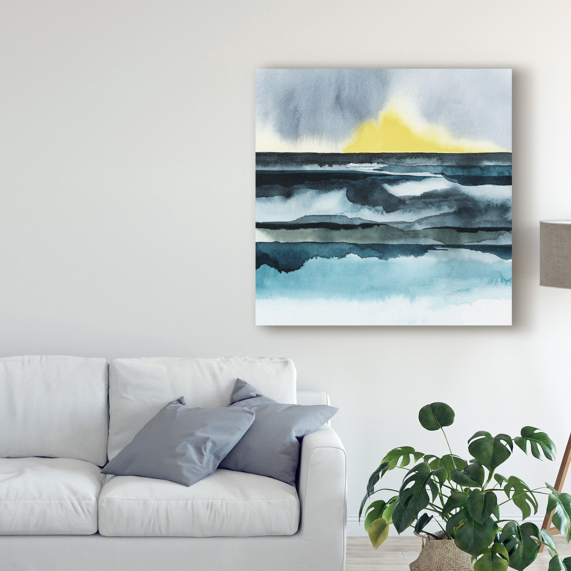 Trademark Fine Art 'Seaside Mist I' Canvas Art by Grace Popp