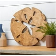 thumbnail image 2 of JoyMoreHome Summer Coastal Sand Dollar Wall Decor Beach Art Decor Wood Ocean Sand Dollar Wooden Coastal Wall Art Hanging Signs for Home Bathroom Bedroom, 2 of 5