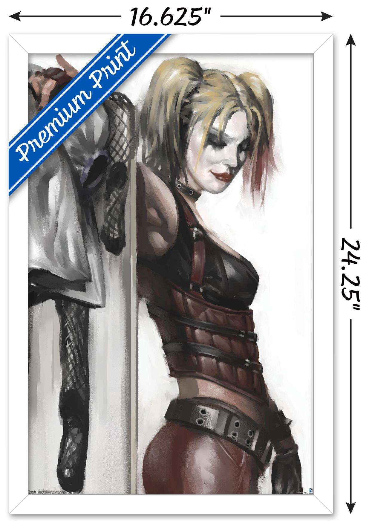 DC Comics - Harley Quinn Wall Poster, 14.725" x 22.375", Framed