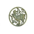 thumbnail image 2 of Handcrafted Model Ships  Antique Seaworn Bronze Cast Iron Rooster Trivet, 8 in., 2 of 2