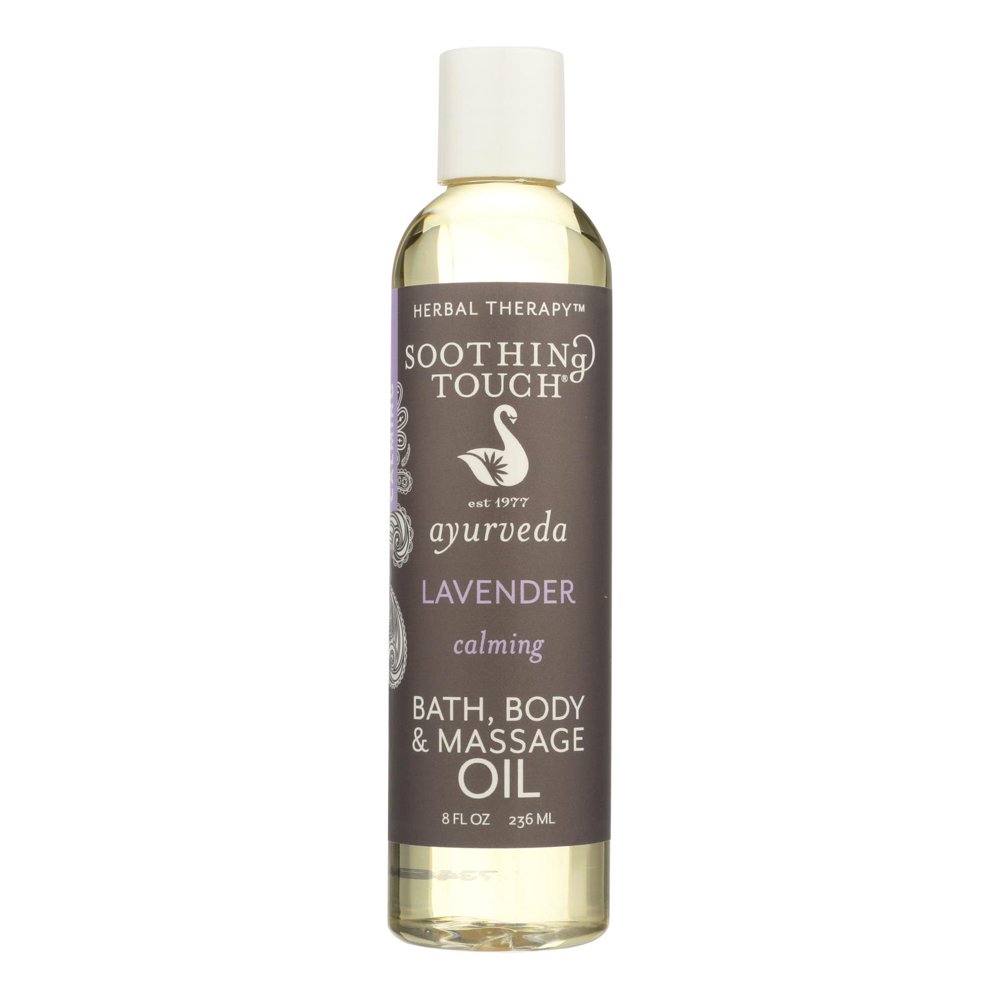 Soothing Touch Bath, Body and Massage Oil Lavender 8 fl oz Liquid