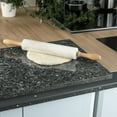 thumbnail image 3 of Koville Luxury Marble Granite Cutting Board for Kitchen,Rectangle, 20*16in, Blue Pearl, 3 of 7
