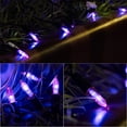 thumbnail image 4 of Morttic 16 ft 50 LED Christmas Lights, Battery Operated Mini String Lights, Waterproof Tree Lights with 8 Lighting Modes, Indoor Outdoor Patio Garden Party Wedding Christmas Decoration, Purple, 4 of 6