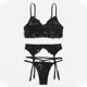 thumbnail image 5 of Sexy mujer encaje ahueca hacia fuera Babydoll ropa interior ropa de dormir íntima Tanga con liga conjunto de lencería Fridja  nalpqowj39123, 5 of 7