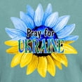 thumbnail image 3 of CafePress - Pray For Ukraine Blue And Yellow Sunflower T Shirt - Mens Comfort Colors Shirt, 3 of 5