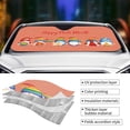 thumbnail image 5 of Disketp Windshield Sun Shade, Car Sun Shade For Front Window Lgbt Gnome Sunshades Sun Visor Protector Blocks Uv Rays Foldable, 5 of 9