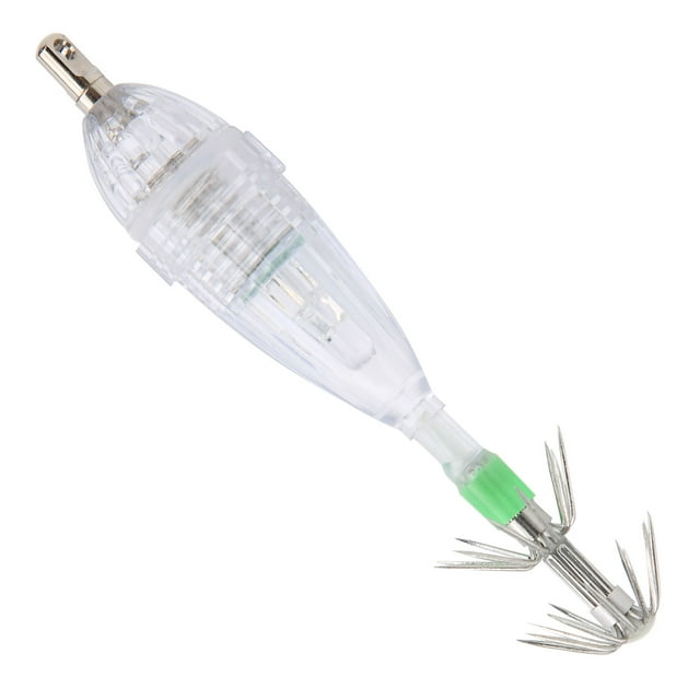 Cebo de luz blanca, cebo de luz de calamar cebo impermeable para luz de pesa led de agua para la costa costa de la costa, barcos, lagos y ríos