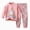 outfits001-Light Pink, variant on NOLDARES Toddler Baby Boy Fall Winter Outfit Print Long Sleeve Sweatshirt Solid Jogger Pant Set Spring Clothes Size:3-4 Y,Navy