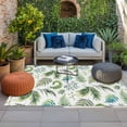 thumbnail image 2 of Sage Green Leaf Outdoor Rug for Patio/Deck/Porch, Non-Slip Large Area Rug 5 x 7 Ft, Vintage Botanical Ferns Country Plant Indoor Outdoor Rugs Washable Area Rugs, Reversible Camping Rug Carpet Runner, 2 of 8