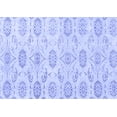 thumbnail image 1 of Ahgly Company Machine Washable Indoor Rectangle Persian Blue Traditional Area Rugs, 8' x 12', 1 of 4