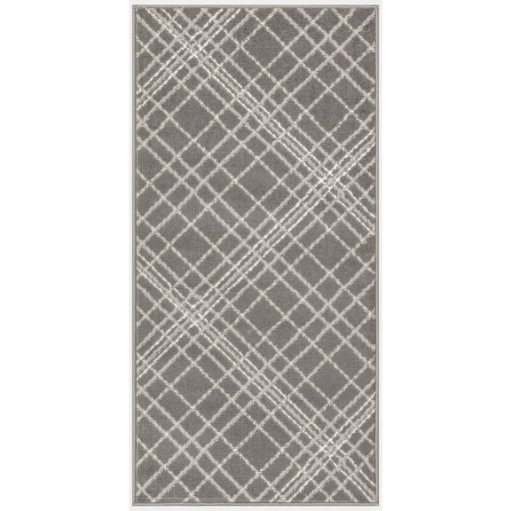 Nourison Jubilant Farmhouse Grey 2' x 4' Area Rug (2x4)