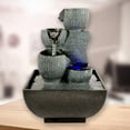 thumbnail image 3 of Fuente de mesa Feng Shui, cascada para meditación, fuente de interior Estilo 1, 3 of 8