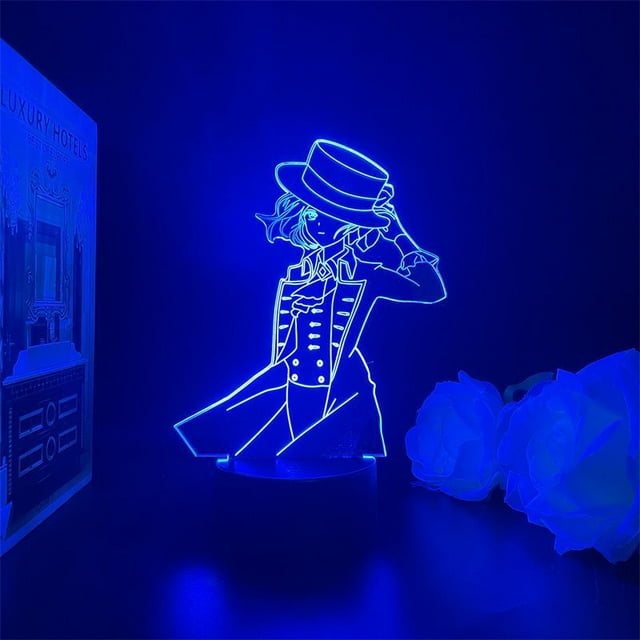 Luz nocturna LED 3D inversa 1999 Vertins que cambia de color
