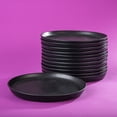 thumbnail image 5 of Juego De 12 Platos Gourmet De Porcelana Santa Anita De 20 cm. Negro Semi Mate, 5 of 5
