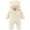 1-Beige, variant on Baby Girl Boy Jumpsuit Hooded Bear Ear Snowsuit Long Sleeve Zipper Warm Outfits Winter Baby Essentials for Toddlers Baby Girls and Boys 6-9 Months
