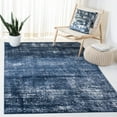 thumbnail image 2 of SAFAVIEH Skyler Elsie Distressed Area Rug, Navy/Ivory, 5'5" x 7'7", 2 of 8