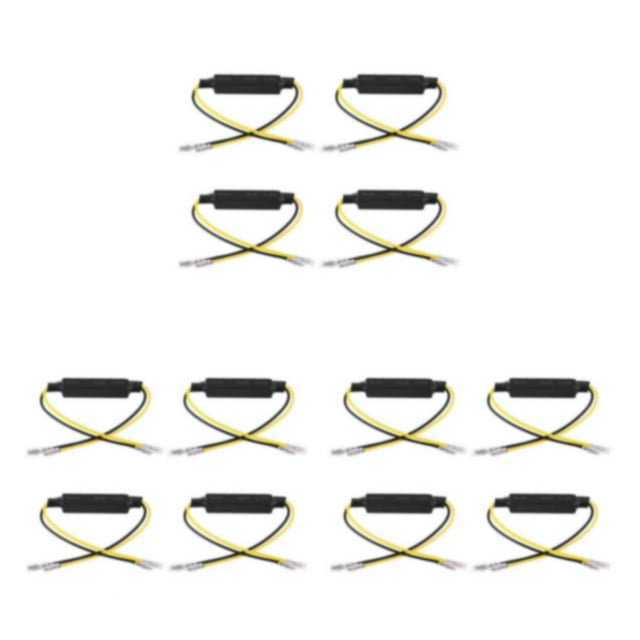 Guardoinrt 4x Universal LED Load Resistor Easy Installation Solve Turn Signal Problems 3Set
