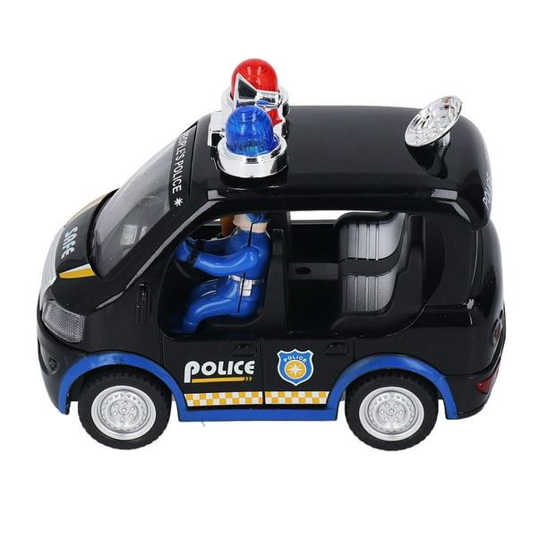 Metal Model Car, Battery Powered Policeman Car Toy Alloy Safe For Game 