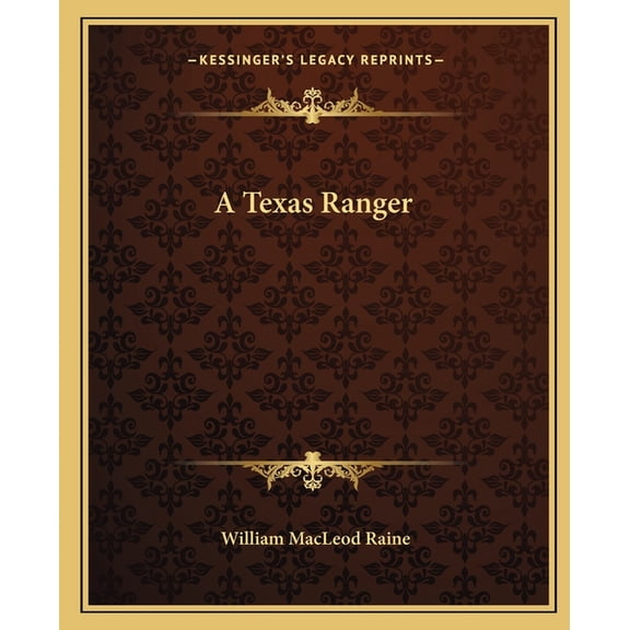 A Texas Ranger (Paperback)