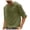 Green, variant on Christmas! Ohufall Mens Shirts,Long Sleeve Shirts for Men,Casual Solid Color V-Neck Collar Long Sleeve Pullover Blouse Tops