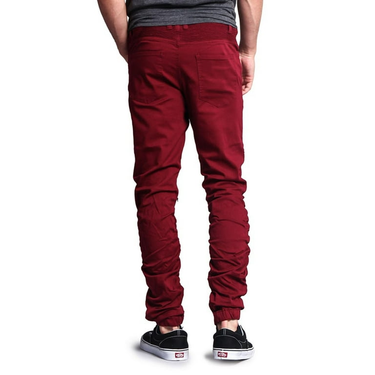 Mens hotsell burgundy joggers