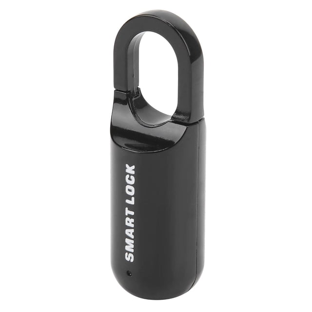 Cerradura de Seguridad DC5V Aleación de Zinc Negro con Huella Dactilar Antirrobo para Gabinetes, Pue