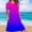 Hot Pink, variant on Women's Summer Casual Short Sleeve T Shirt Dress Tiered Mini Dresses With Pockets