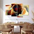 thumbnail image 3 of Elephant Stock Expressionist Wall Art - Horizontal Multi Panel Canvas - Living Room Wall Decor - People Multi Panel - Black And Red Decor - 68" x 42", 3 of 8