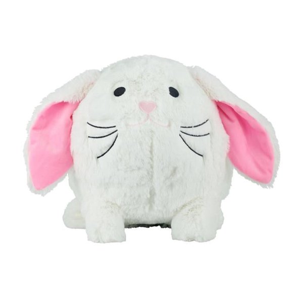 Jumbo Plush White Floppy Ear Bunny Piggy Bank