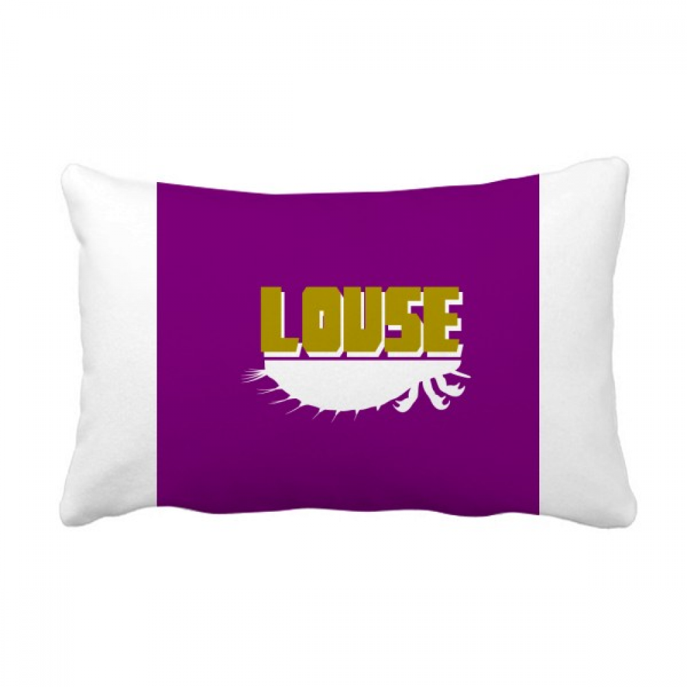 Insect Fear Animal Lice Throw Pillow Lumbar Insert Cushion Cover Home