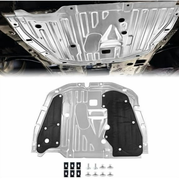 Engine Splash Shield Guard Under Car Shield Cover Board 74110-TBA-A00 Compatible with Honda Civic 2016 2017 2018 2019 2020 2021 Replaces 90674-TY2-A01 Engine Splash Guard