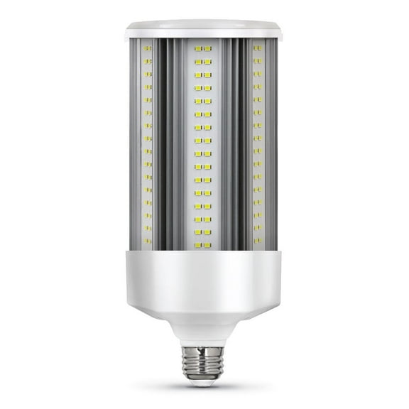 500-Watt Equivalent Corn Cob E26 With E39 Mogul Adapter High Lumen HID Utility LED Light Bulb Daylight (5000K) (1-Bulb)
