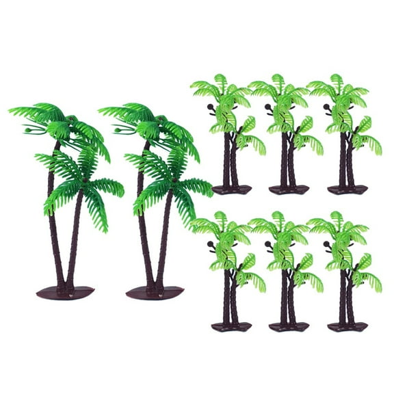 IBASETOY 8PCS Cake Decoration Cards Paper Bakery Decoration for Birthday and Ice Cream Green