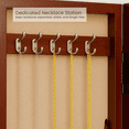 thumbnail image 5 of Hives and Honey Cabby Fully Locking Standing Jewelry Armoire - Cherry, 5 of 10