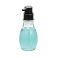 thumbnail image 3 of (3 pack) Better Homes & Gardens Recycled Glass Foaming Soap Pump, Clear/ Black, 3 of 12