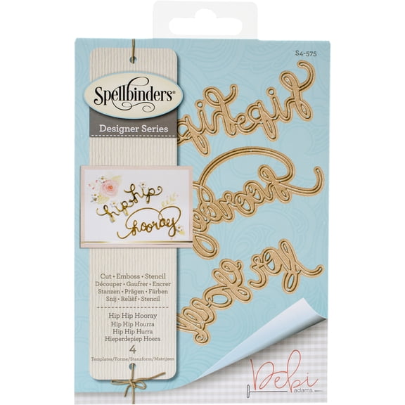 Spellbinders Shapeabilities Dies-Hip Hip Hooray
