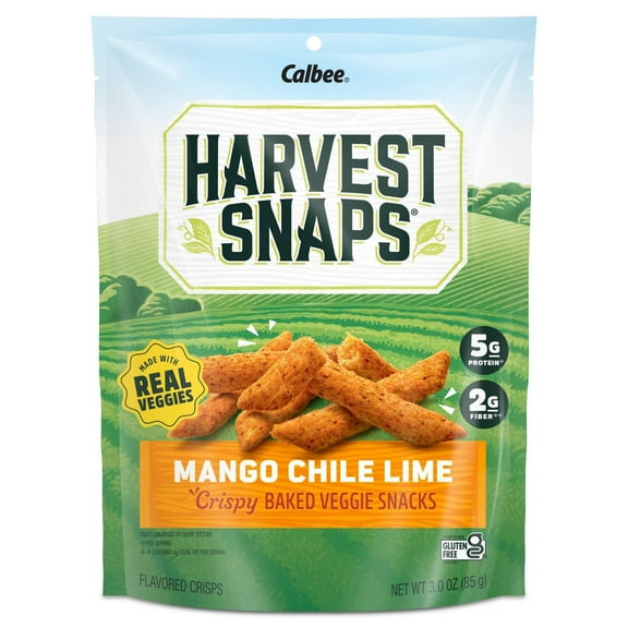 Harvest Snaps Mango Chile Lime Crispy Baked Veggie Snacks - 3oz
