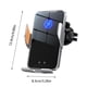thumbnail image 3 of Soporte de teléfono celular de carga inalámbrica para automóvil Soporte de teléfono celular de inducción totalmente automático de aleación de aluminio Carga inalámbrica, 3 of 9