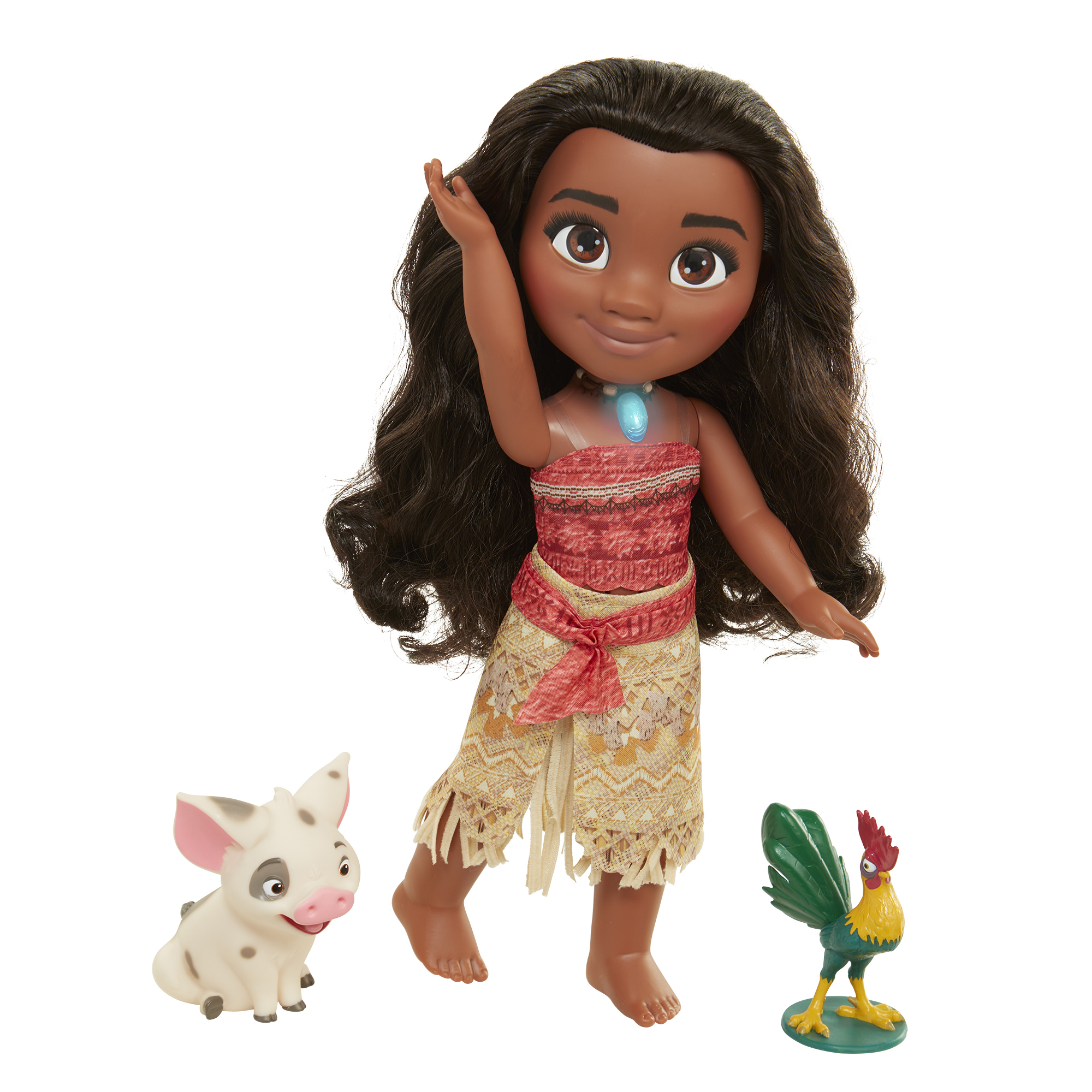 disney princess moana singing doll includes animal friends pua and heihei