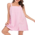 thumbnail image 1 of CHUANK Soft Women‘s Robe Dress  Sleeveless and Lightweight Bathrobe Slip Dress, 1 of 7