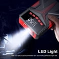 thumbnail image 4 of 1500A 12V Car Jump Starter with 150PSI Air Compressor, 8000mAh Portable Power Bank, LED Flashlight & SOS Mode - Heavy-Duty Jump Box for Up to 6.5L Gas/4.0L Diesel Engines, Includes Thickened Regular, 4 of 6