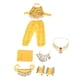 thumbnail image 1 of Conjunto de disfraces de danza del vientre para niñas, disfraz de Halloween, con lentejuelas Amarillo, 1 of 8